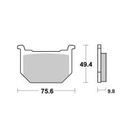 Brzdové destičky VESRAH VD322/2JL
